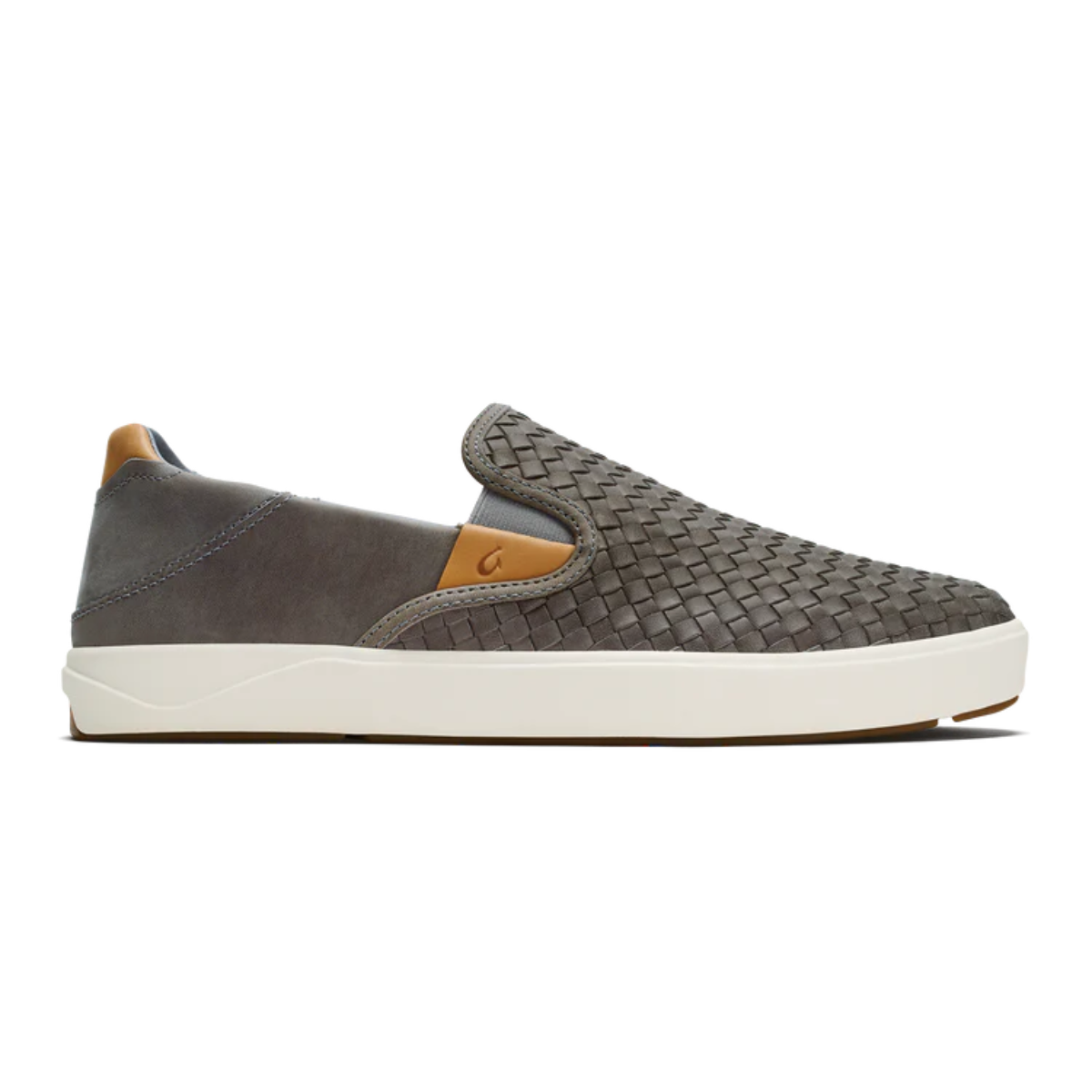 OluKai Lae'ahi Lauhala Slip On in Ash