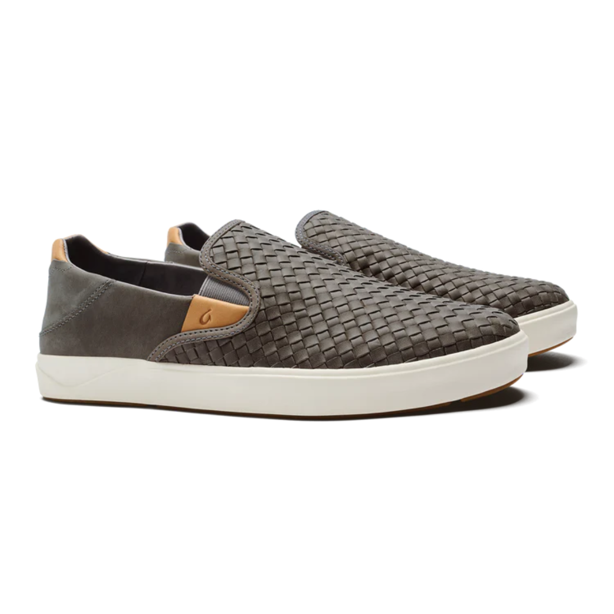 OluKai Lae'ahi Lauhala Slip On in Ash