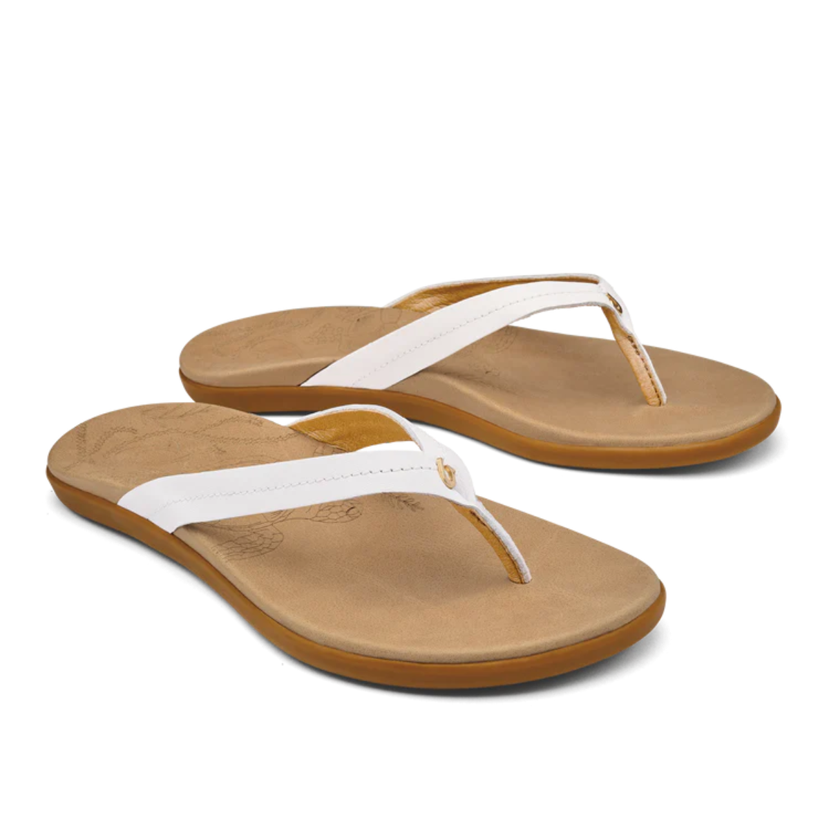 OluKai Women's Honu Sandals in White
