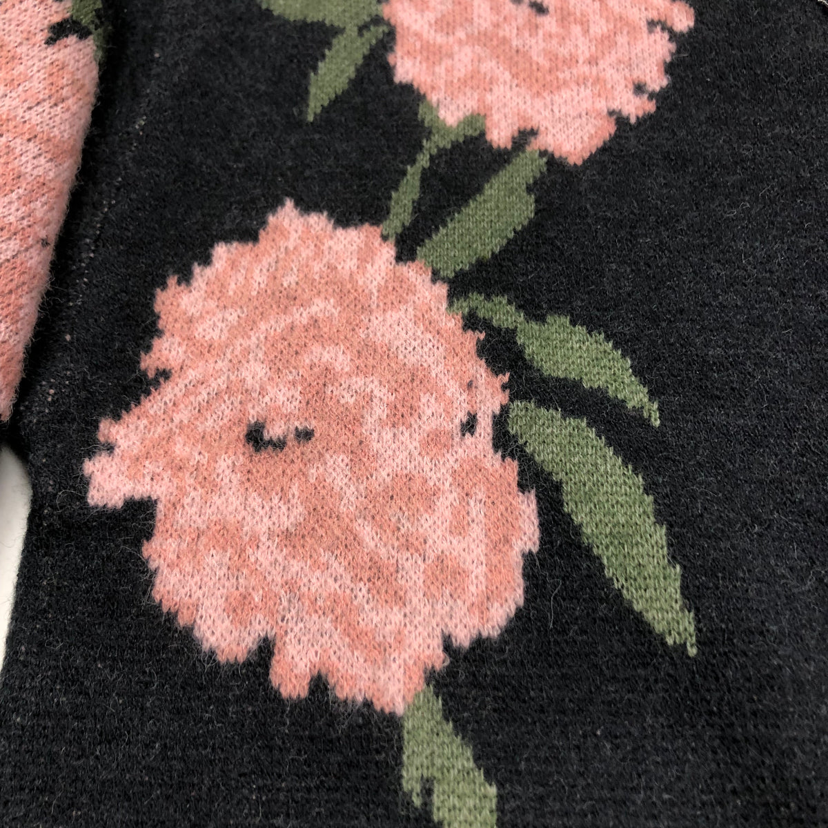 Floral Boatneck Sweater