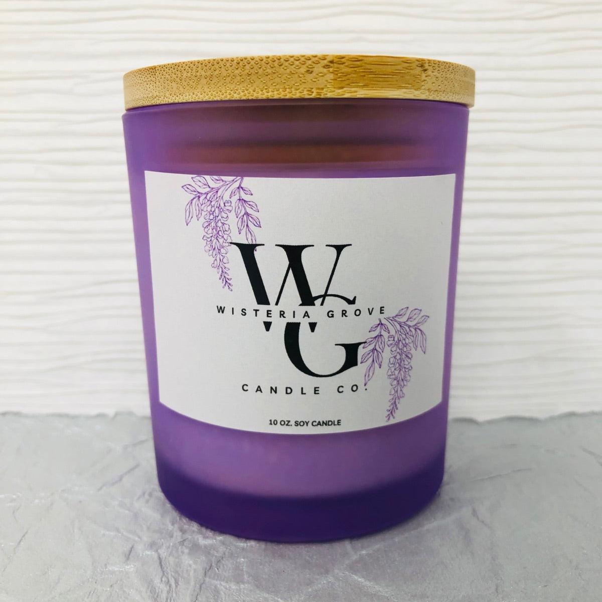 Wisteria Grove 10 oz. Candle Lavender Jar