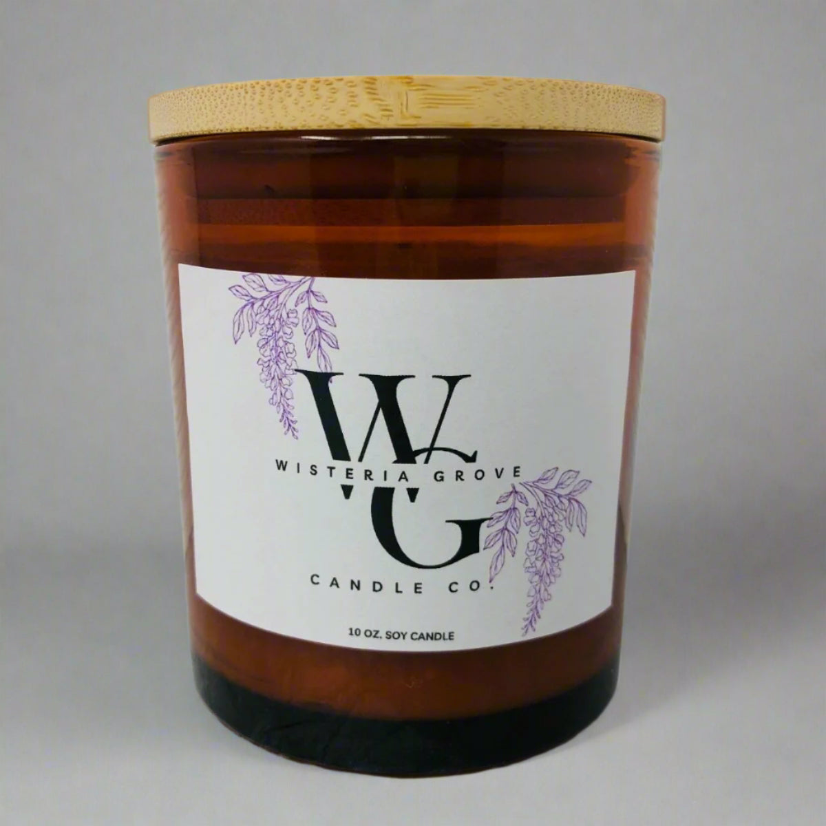 Wisteria Grove Candle 10oz in Brown
