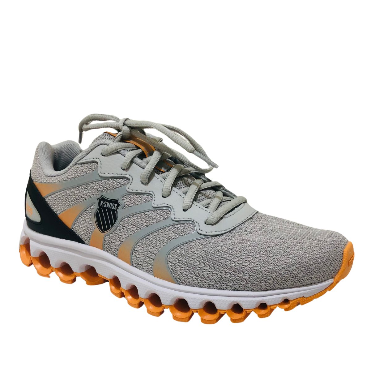 K-Swiss Men's Tubes Sneakers in Grey/Orange