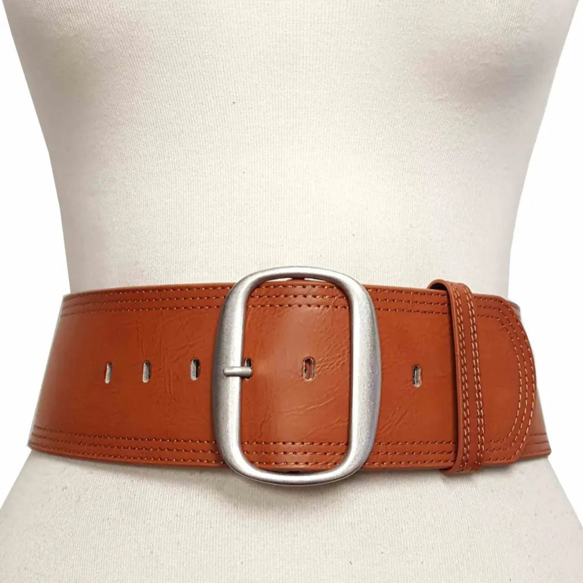 Wide Width Contoured Waist Belt