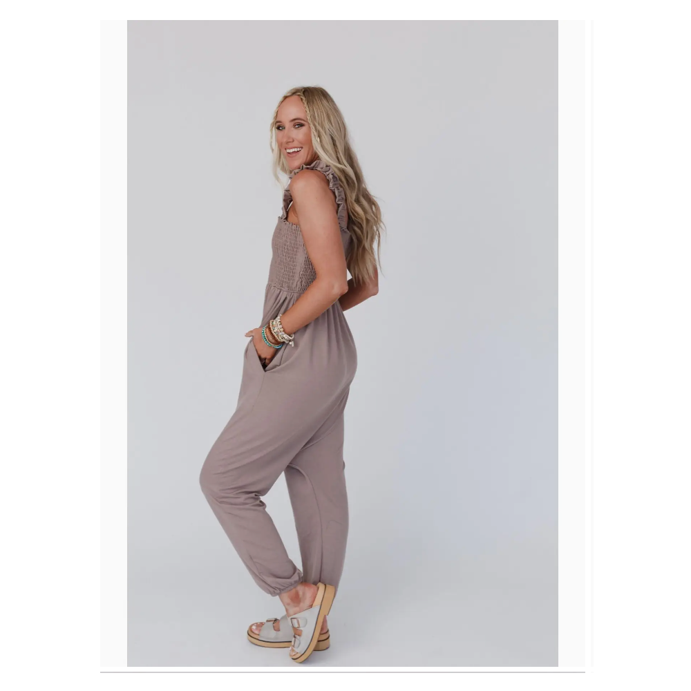 Three Bird Nest Jumpsuit w/ Pockets Coco