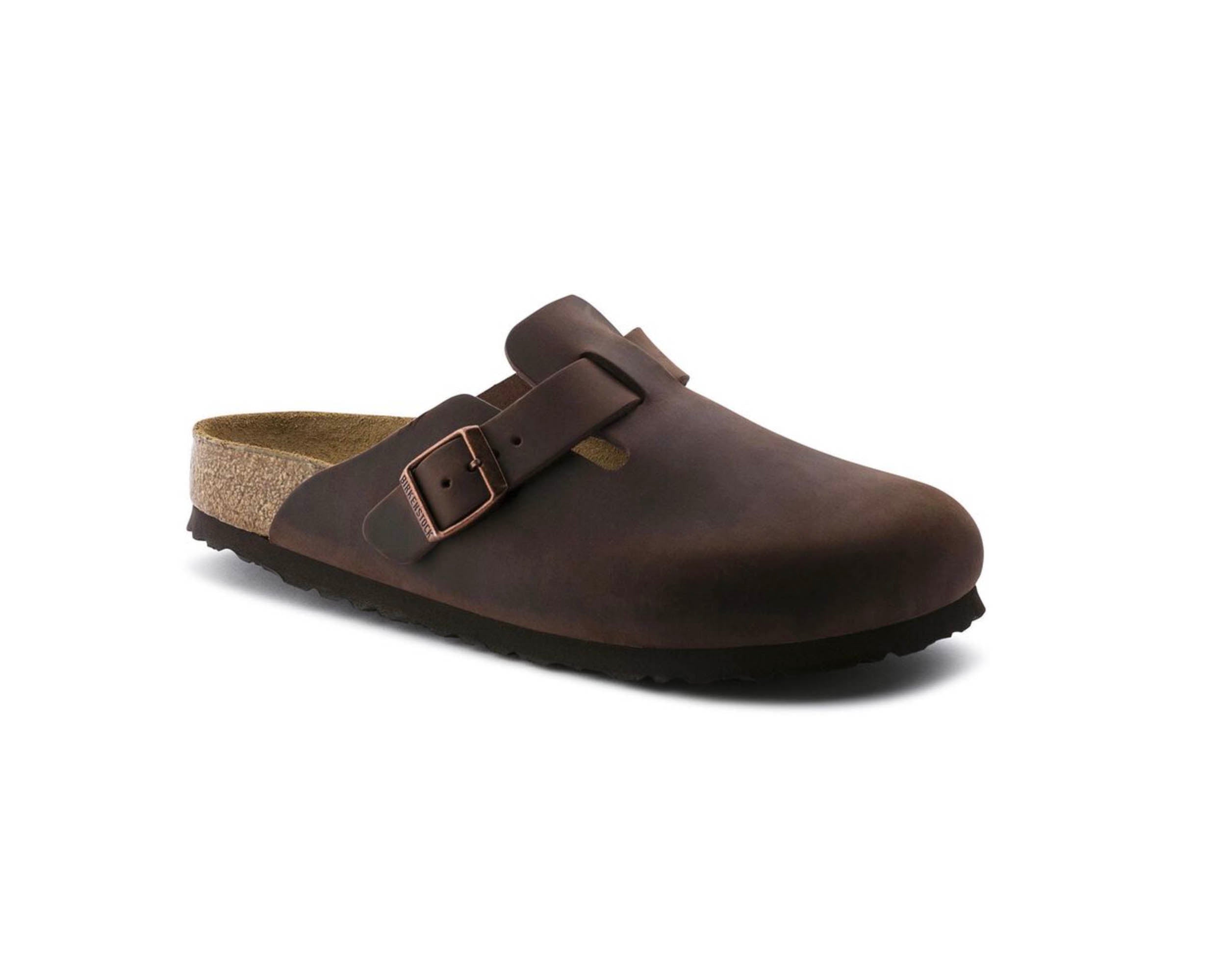 Birkenstock Boston Soft Footbed Oiled Leather Habana