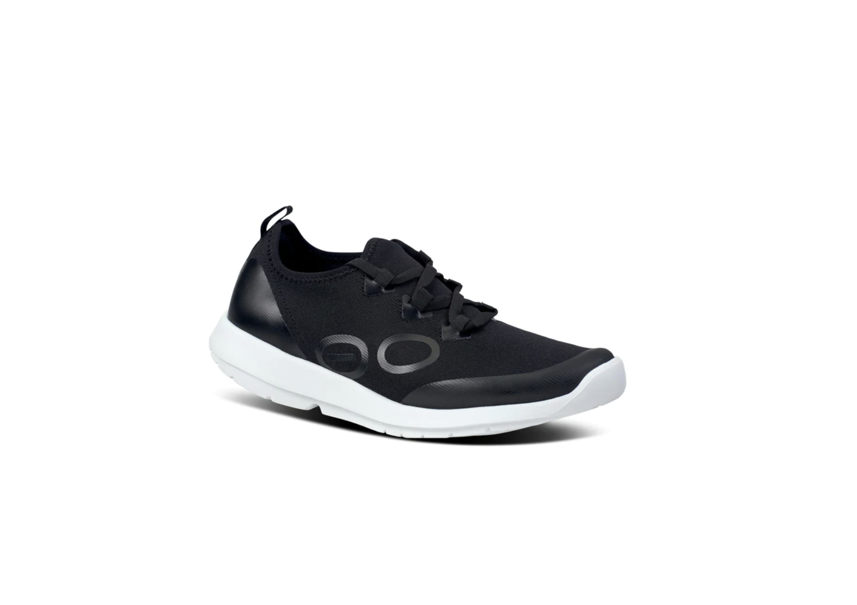 Oofos Women's OOmg Sport LS Laced Low Shoe Black