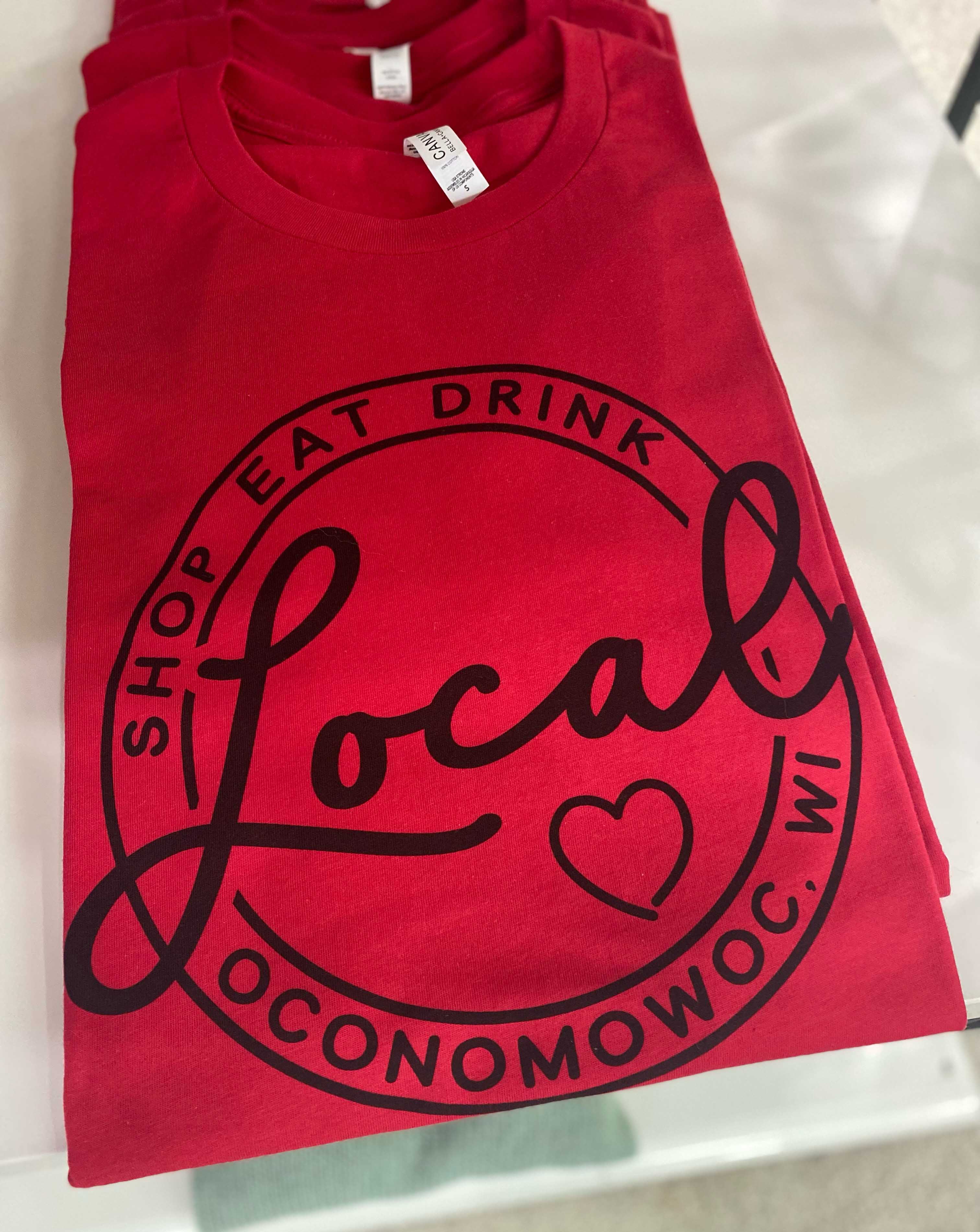 Shop Eat Drink Local Oconomowoc T-shirt