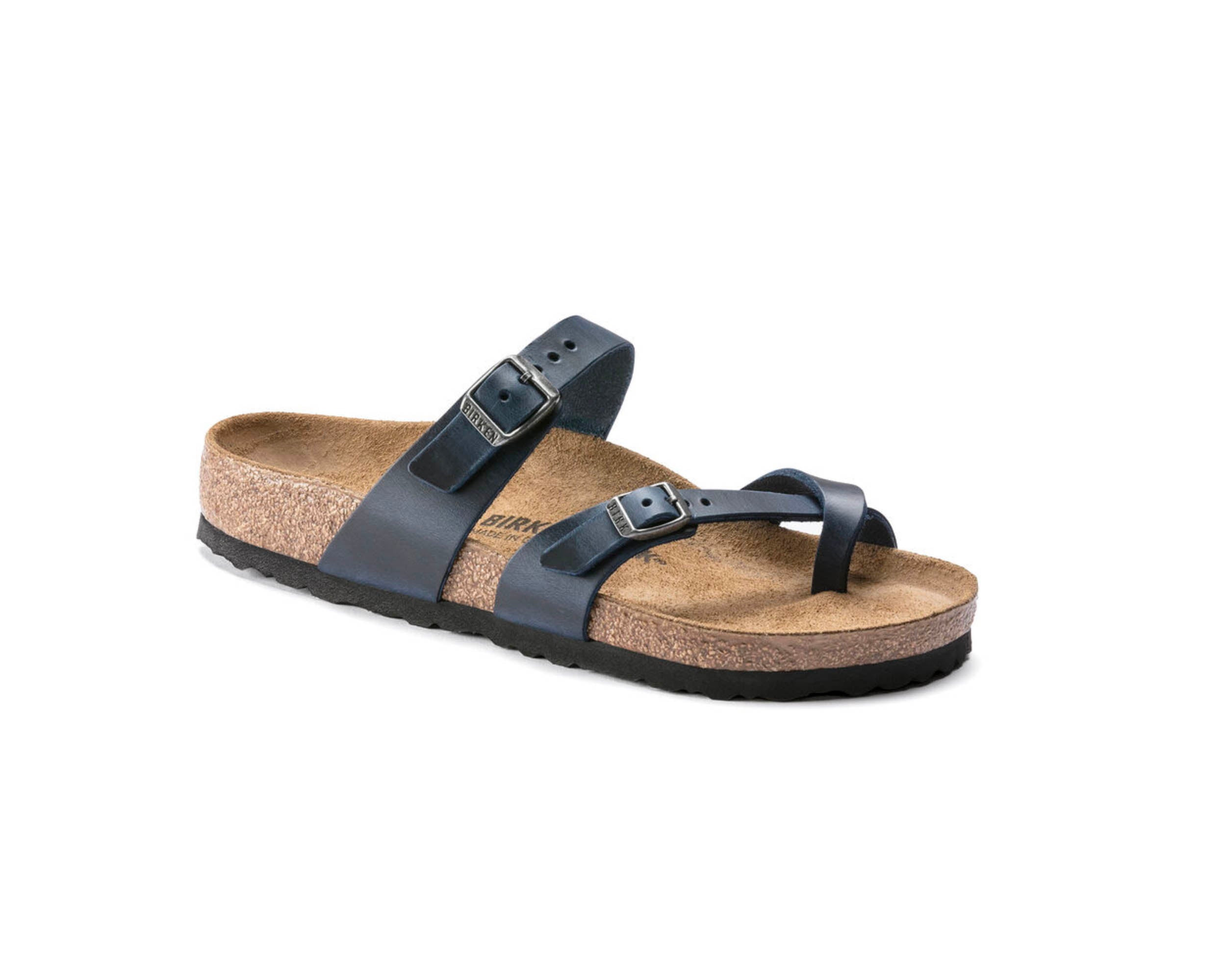 Birkenstock Mayari Oiled Leather Blue