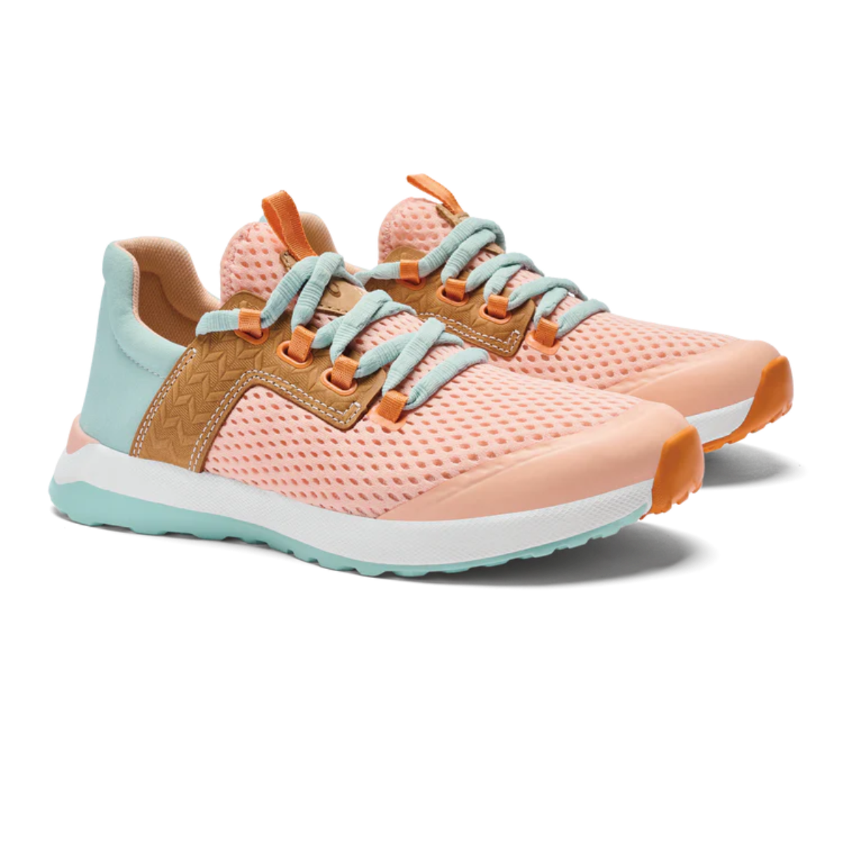 OluKai Women's Wailuku Sneaker in Peach Swell
