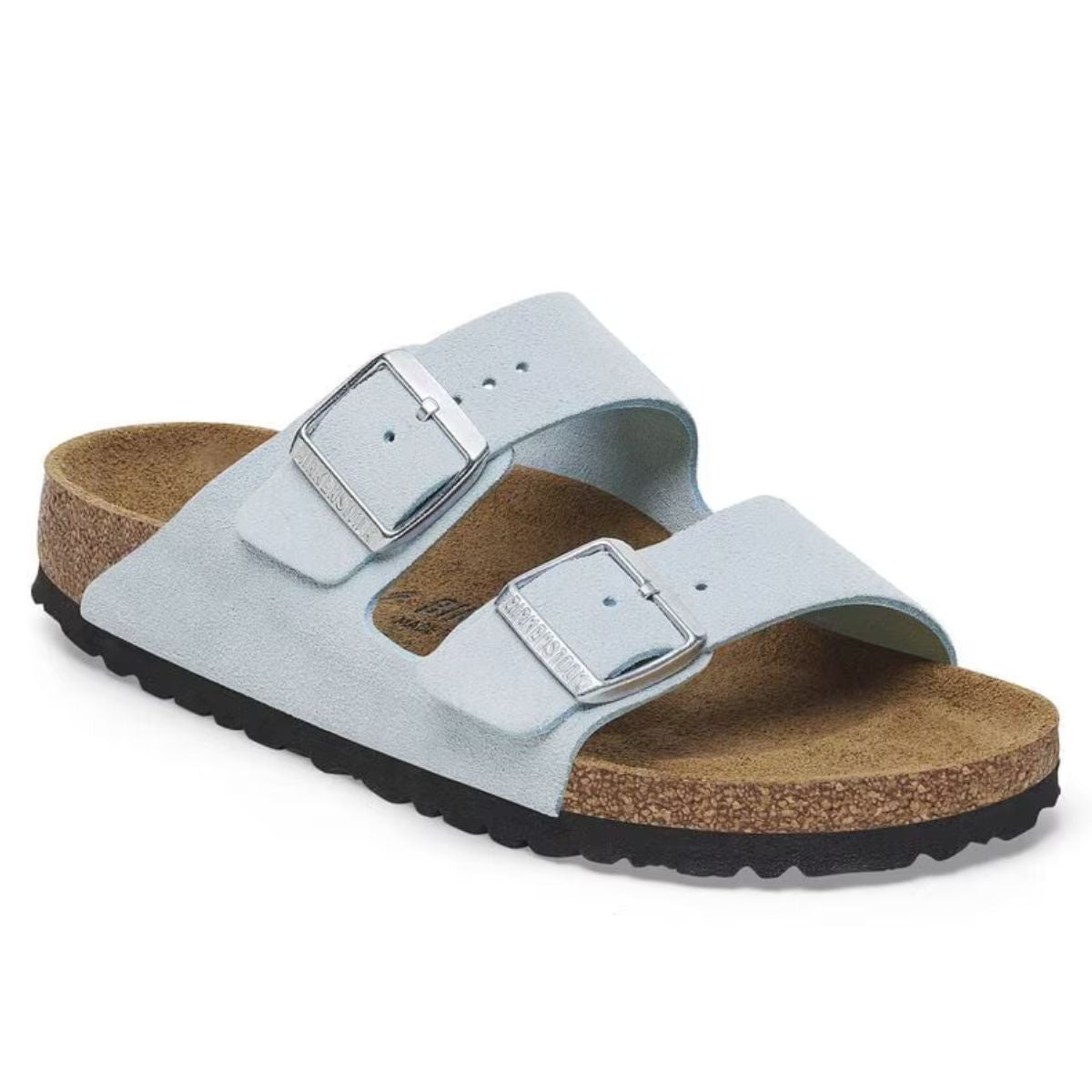 Birkenstock Arizona Suede in Baby Blue