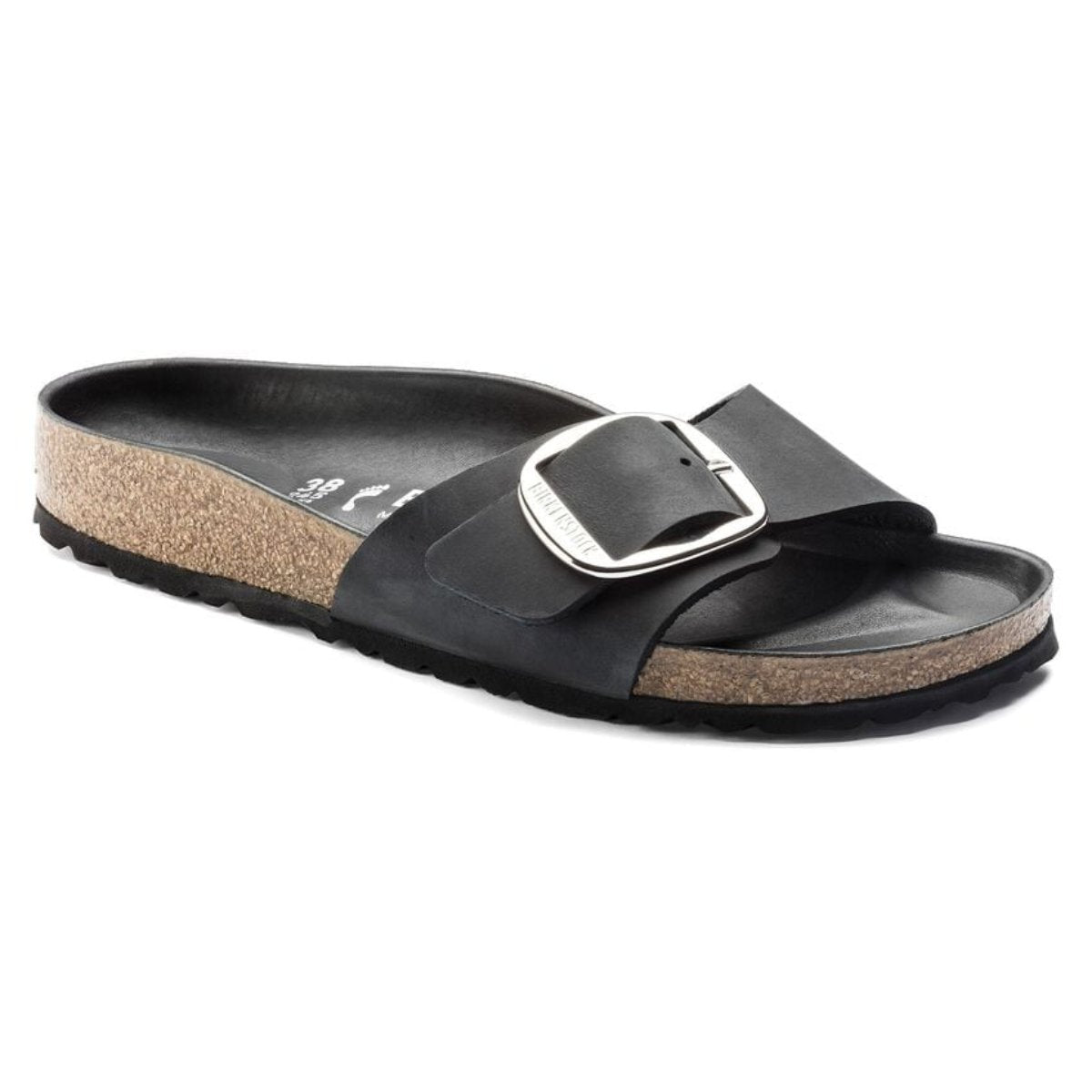 Birkenstock Madrid Big Buckle in Black