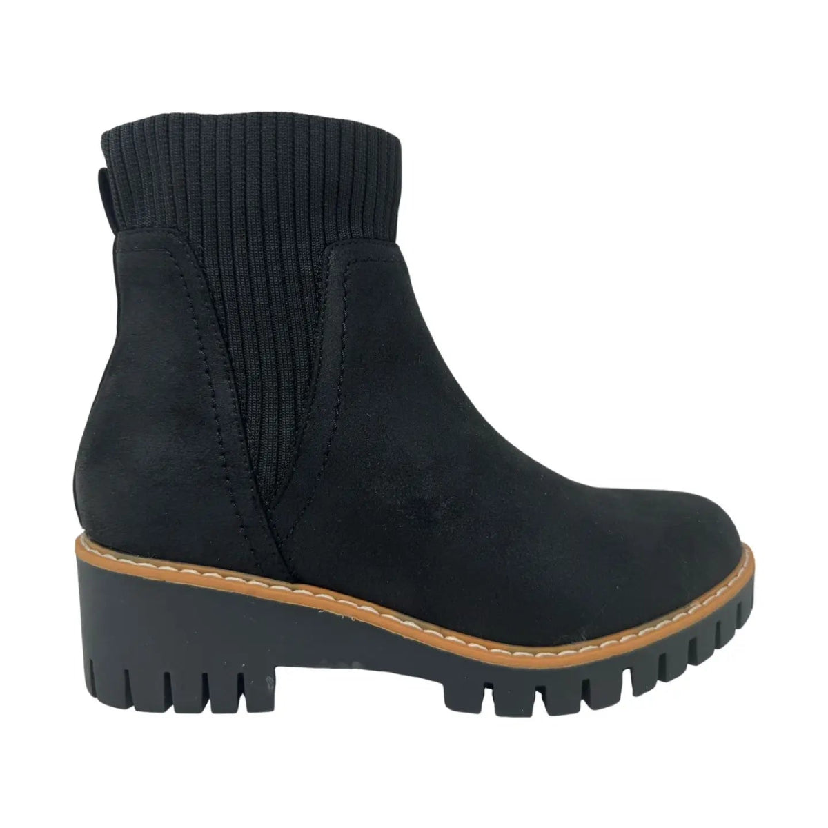 Magnolia Very G Sweater Cuffed Boot in Black