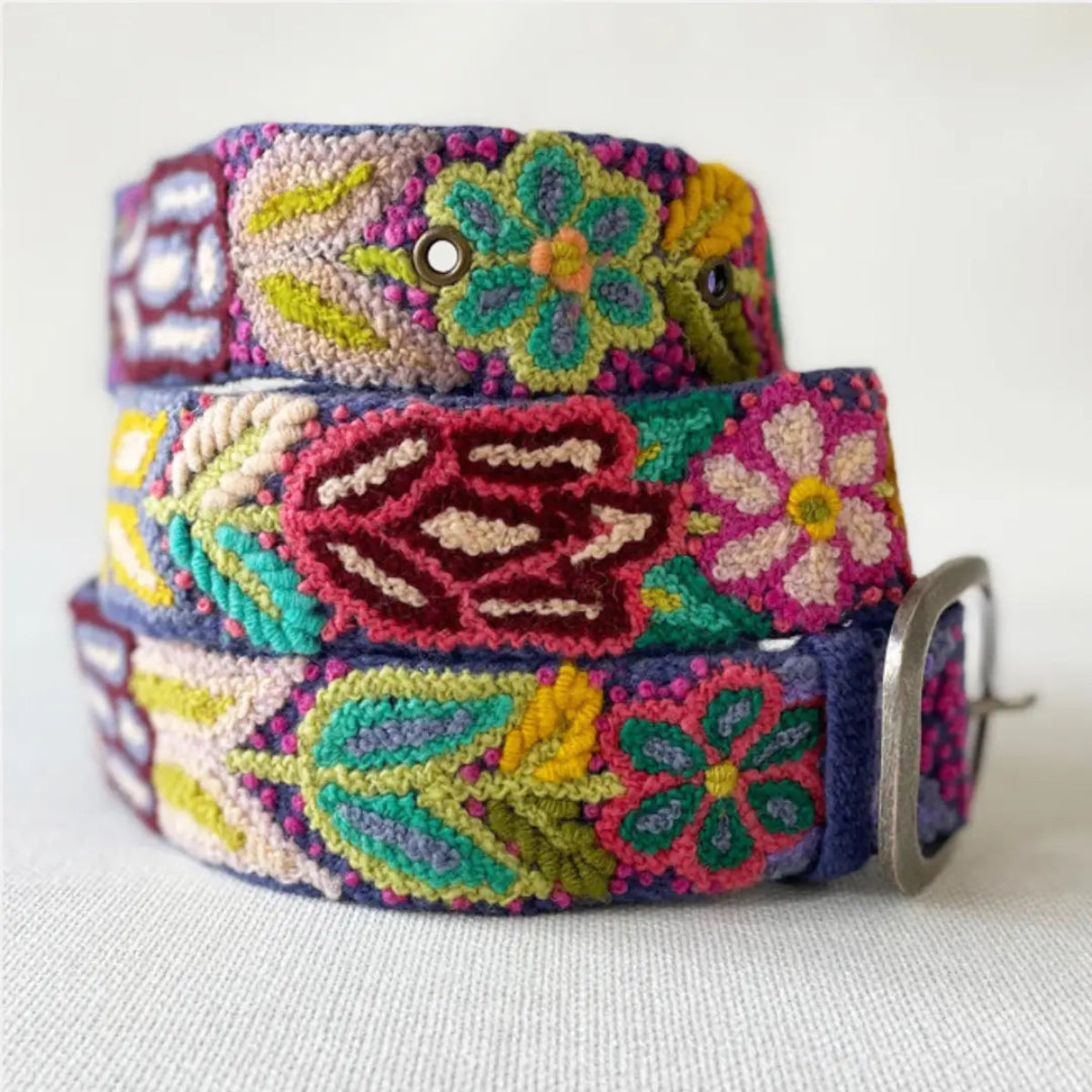 Jenny Krauss Folklorica Floral Embroidered Belt