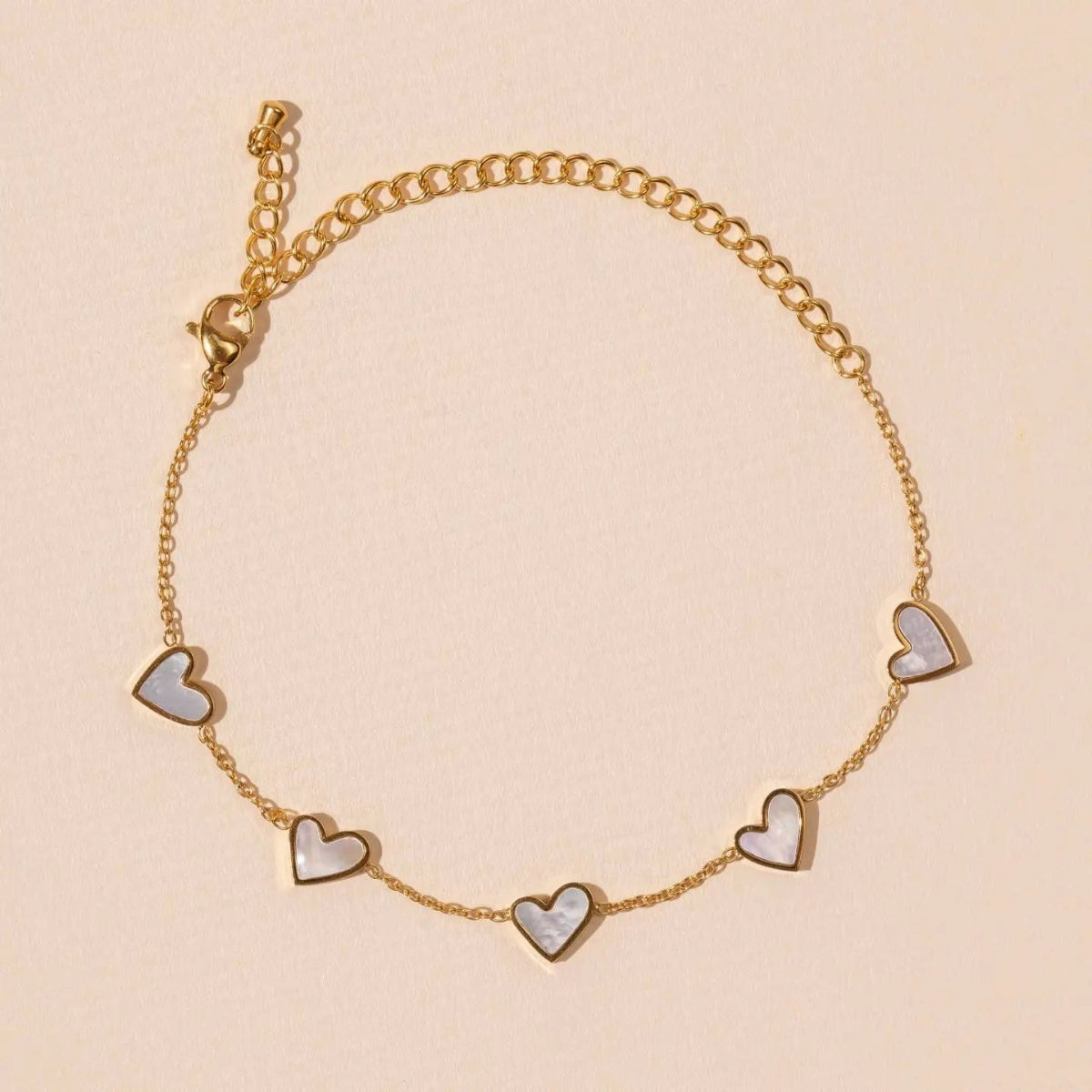 Gold Dipped Heart Bracelet