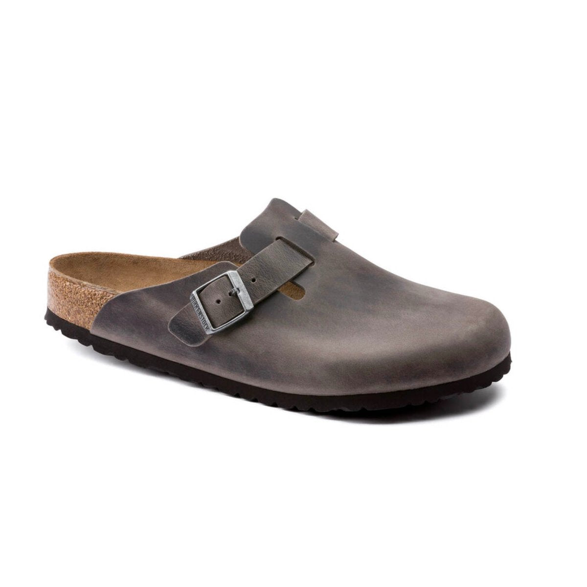 Birkenstock Boston Soft Footbed Oiled Leather Iron