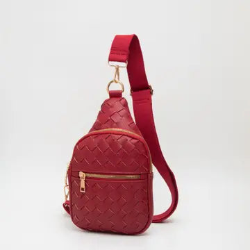 Tallie Woven Sling Bag