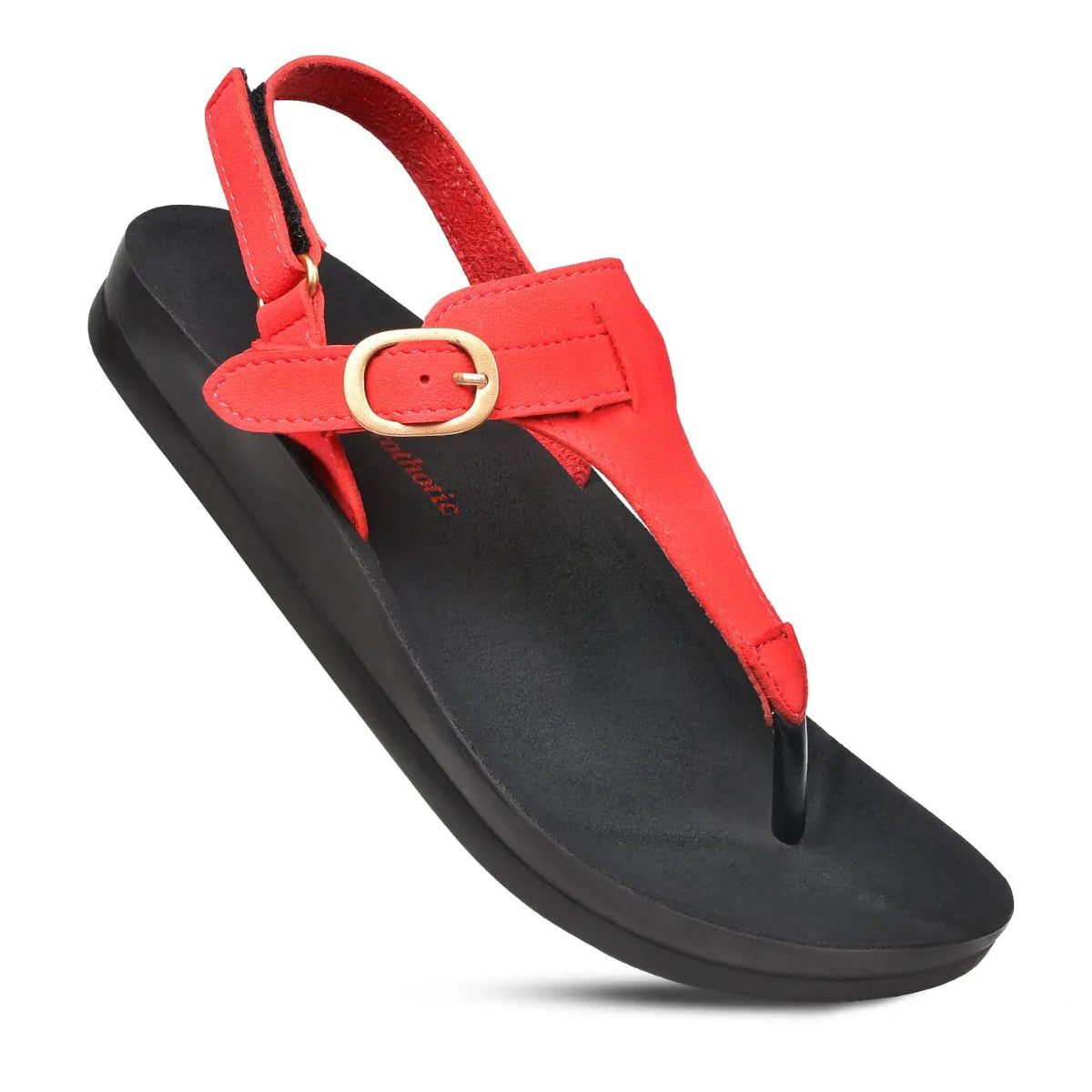 Aerothotic WP Ridge Ankle Strap Sandal in Red