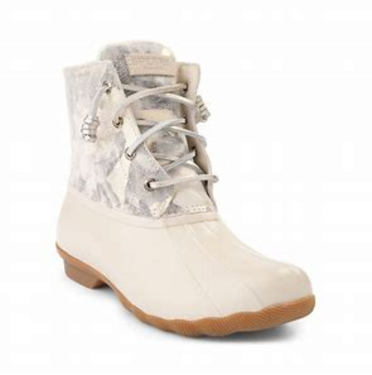 Sperry Saltwater Camo Boot in Ivory